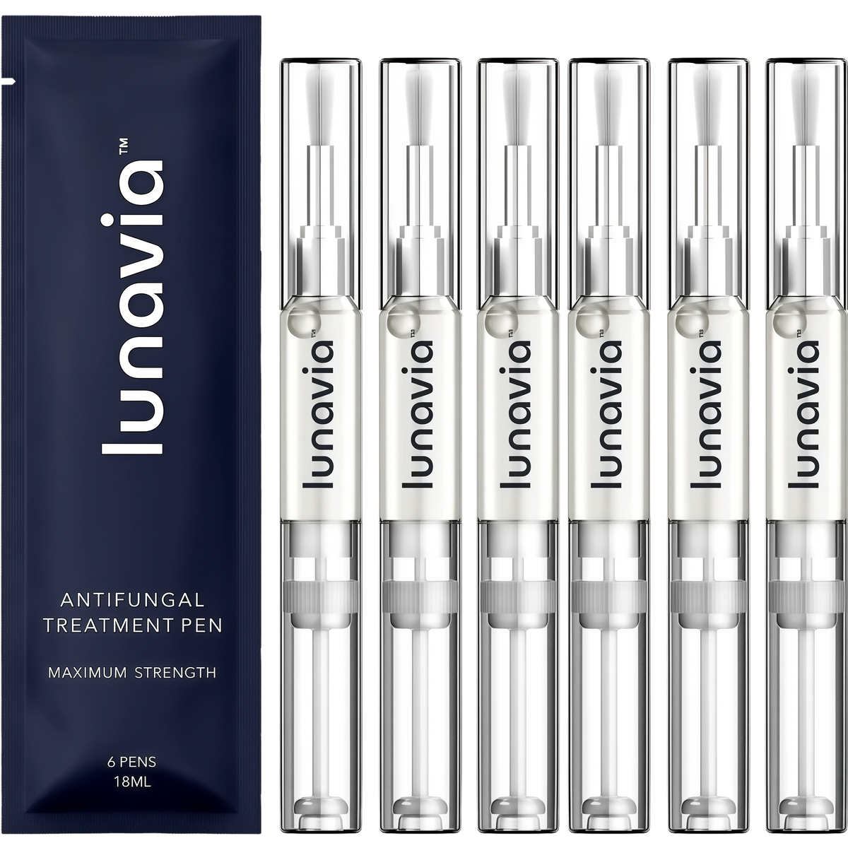 Lunavia Antifungal Pen – Cures Most Athlete’s Foot, Jock Itch, and Ringworm - 25% Undecylenic Acid with added Tea Tree, Jojoba, Clove Bud Oils & Aloe- 1-Pack Twist Pen(3ML Volume)